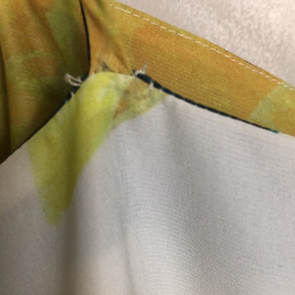 LAVI Adjustable Strap Tank - Yellow and Green - Picture 6 of 9